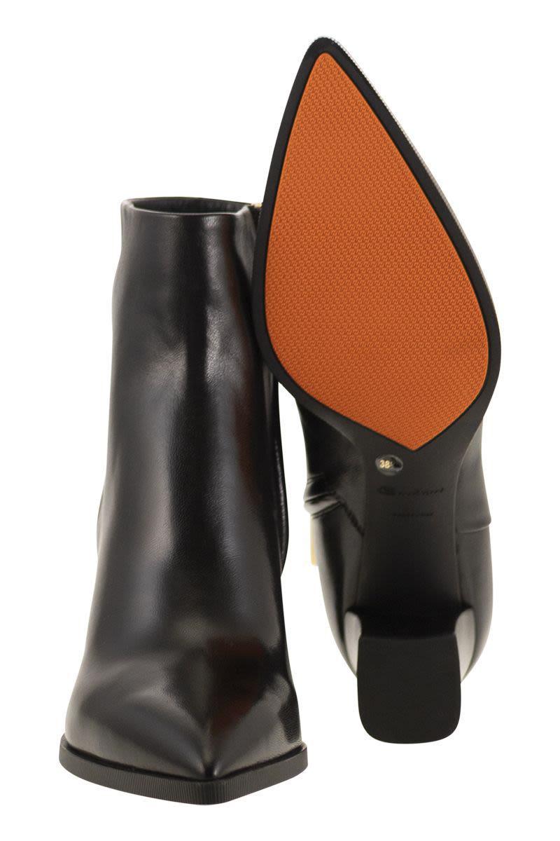 ブーツその他 Santoni High-Top Ankle Boots Santoni Chelsea Ankle Boots | Blue | FARFETCH