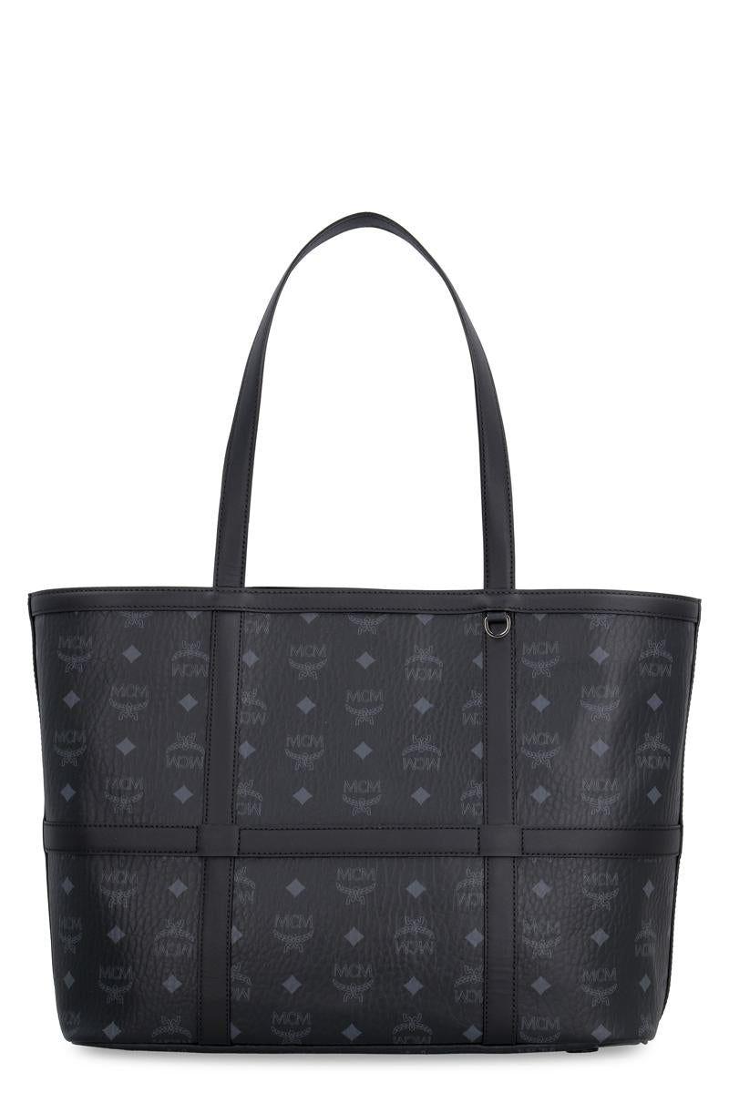 MCM Delmy Visetos Medium Shopper Tote