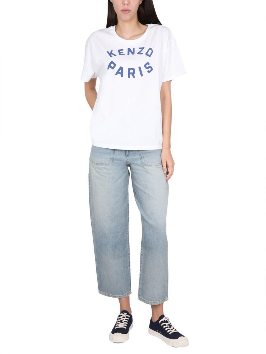 Kenzo white sales t shirt women's