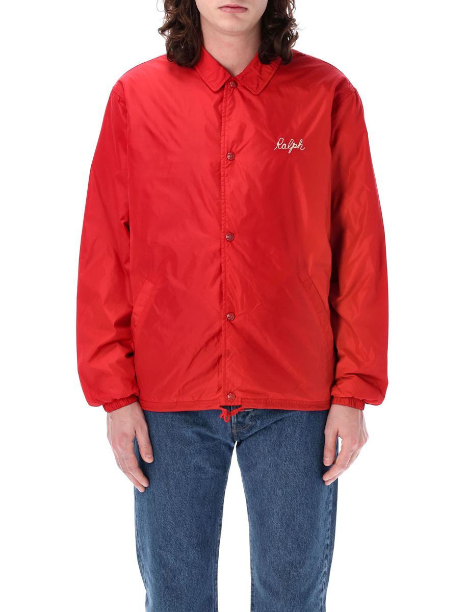 Polo Ralph Lauren Coach Jacket in Red for Men Lyst UK