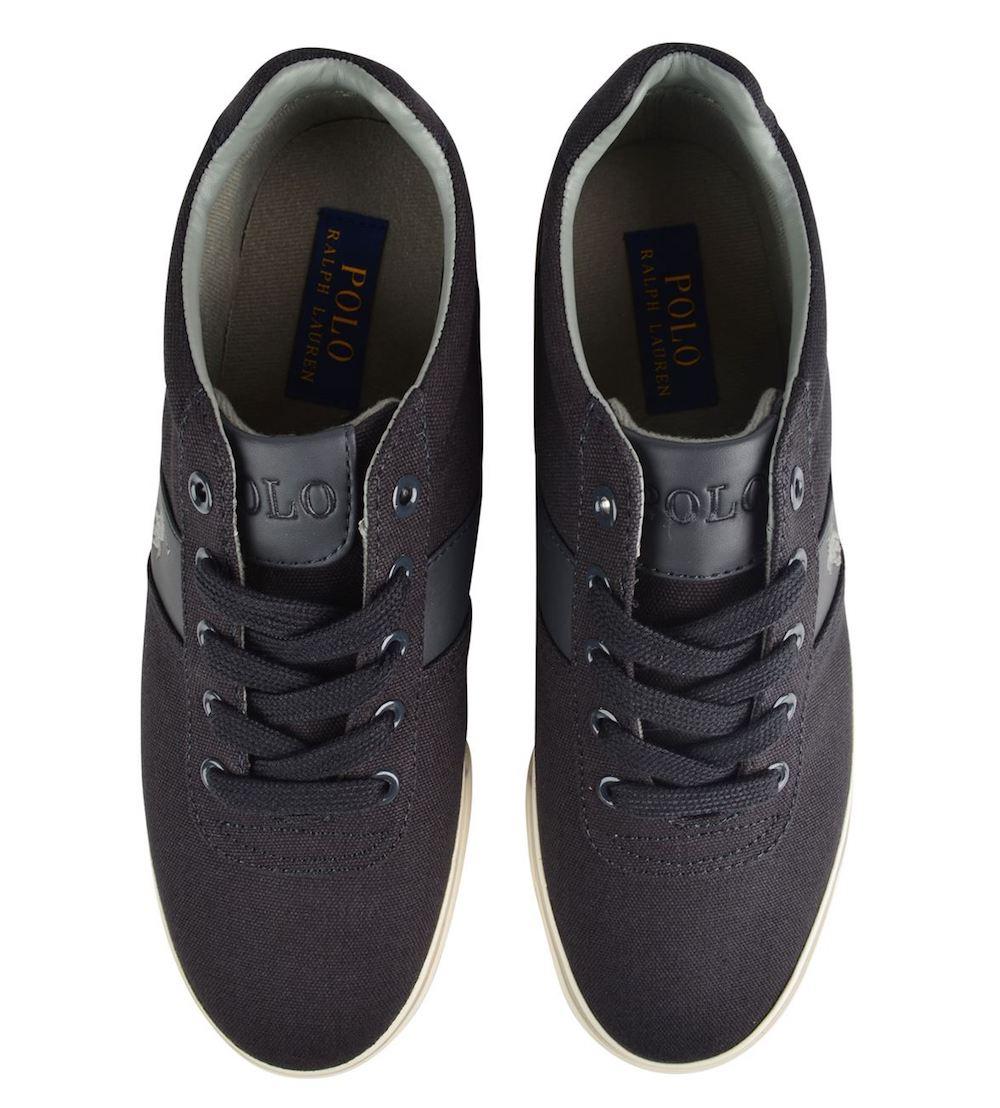 Polo Ralph Lauren Hanford Low Top Sneakers in Gray for Men | Lyst