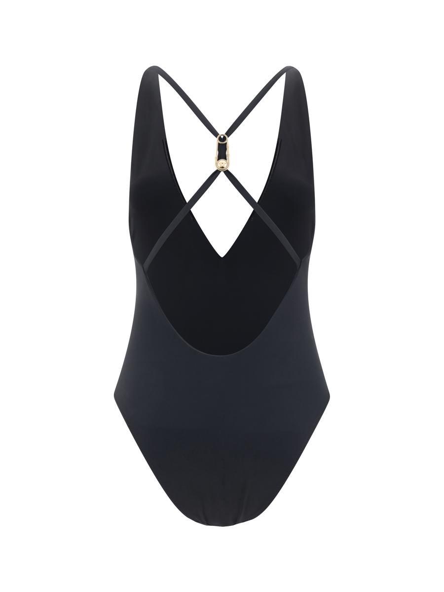 水着・ビーチグッズその他 VERSACE 'Medusa' one-piece swimsuit Black  10107861A02262 Versace Medusa Module One-Piece Swimsuit | Neiman Marcus