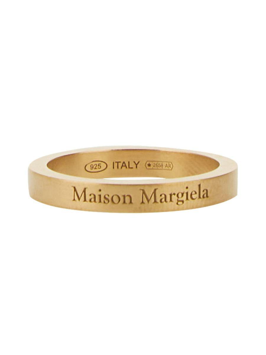 Maison Margiela Logo Ring in Metallic Lyst UK