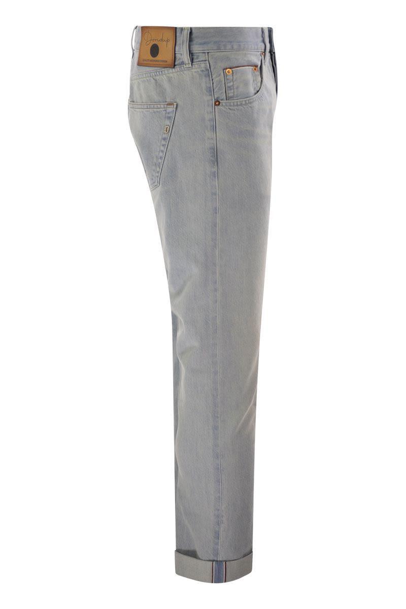 デニム・ジーパン DONDUP ICON - Five pocket denim trousers Dondup ICON - Five pocket denim trousers DARK DENIM