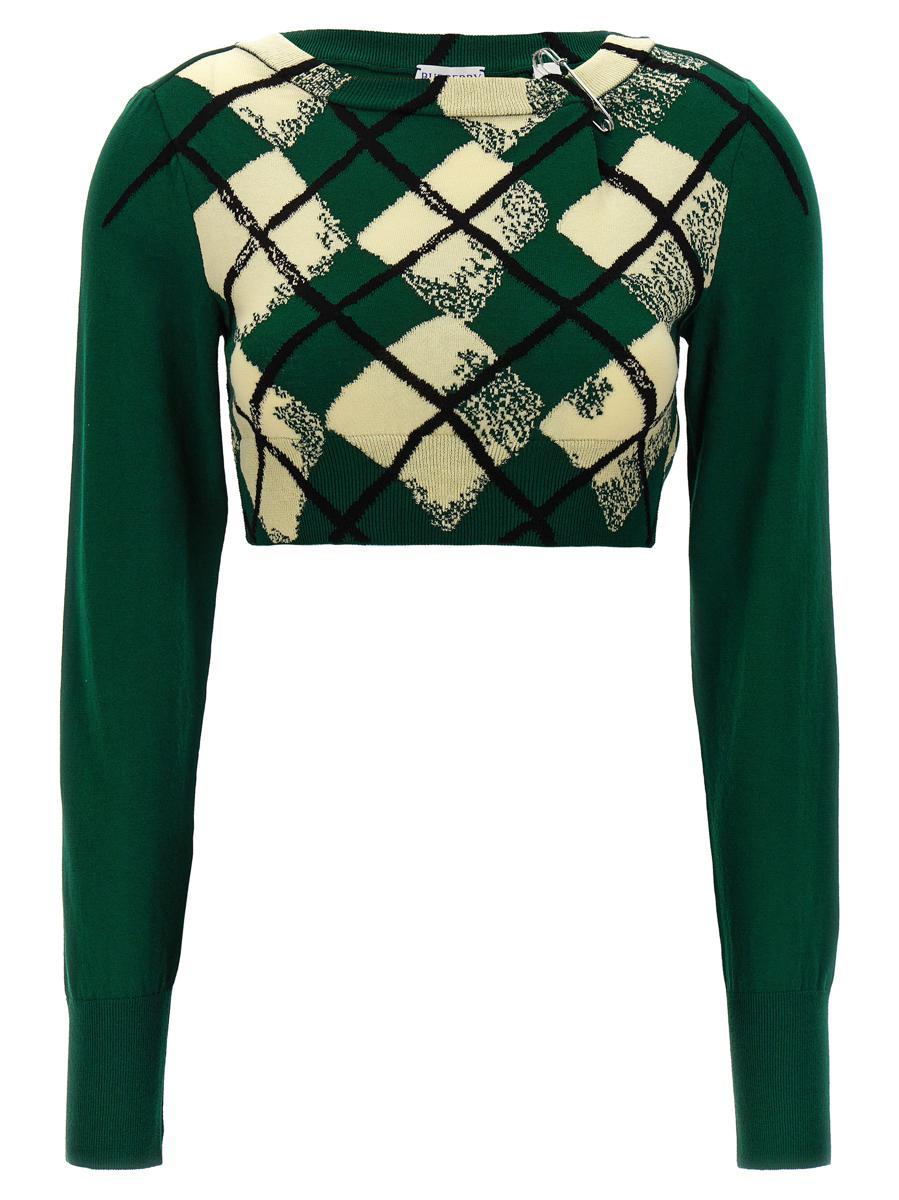 Burberry argyle sweater best sale