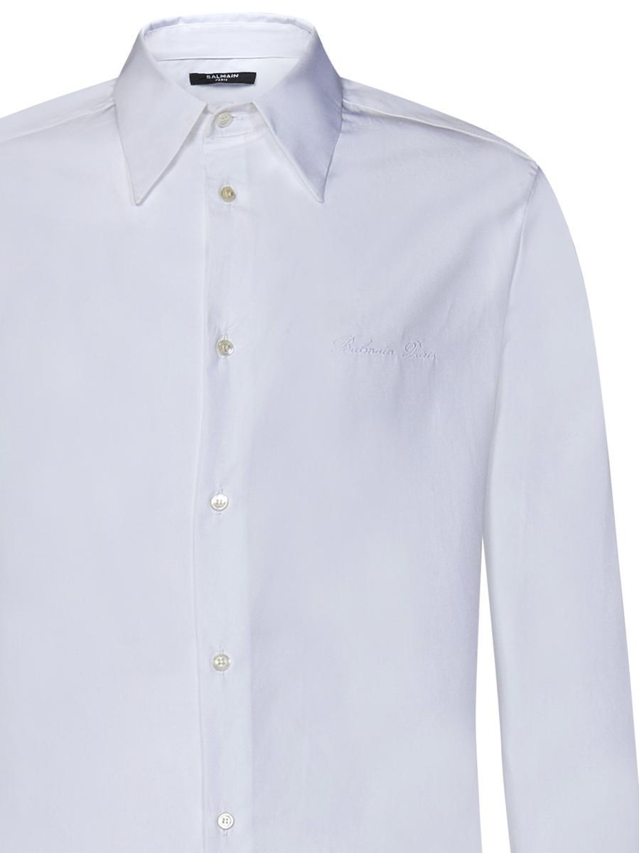 Balmain White Button Shirt