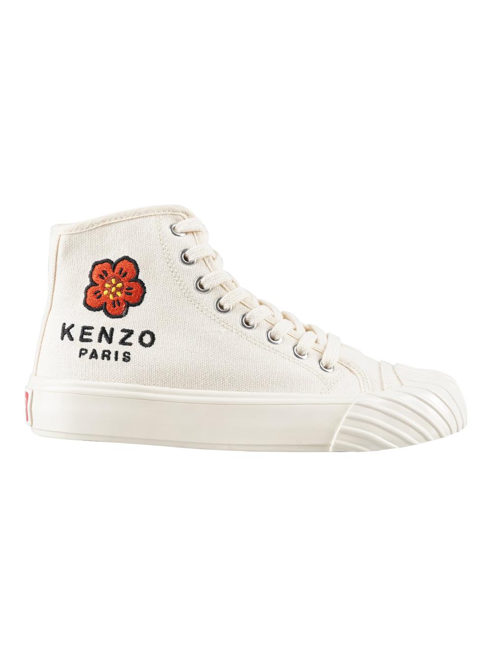 KENZO Cotton Sneakers Shoes in White - Save 4% | Lyst