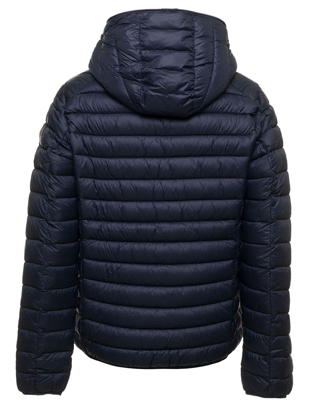 Save The Duck Synthetic Donald Ecological Blue Quilted Nylon Down Jacket  Man for Men | Lyst