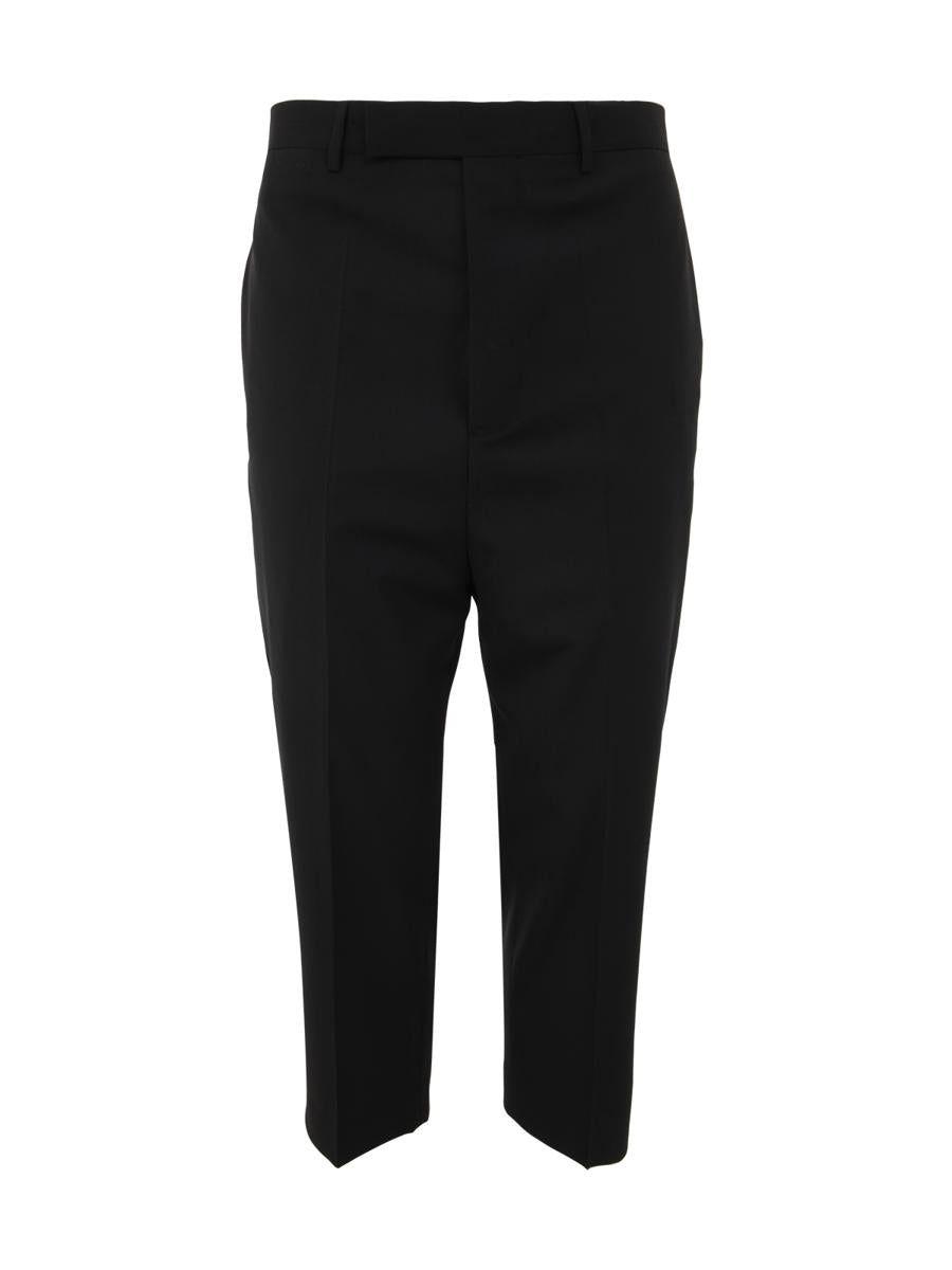 Rick Owens Astaires Cropped Trouser Clothing in Black for Men | Lyst