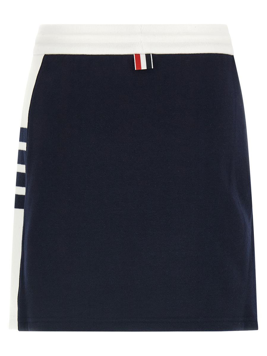 スカート THOM BROWNE Midnight Blue Wool Skirt スカート THOM BROWNE Midnight Blue Wool Skirt Thom Browne