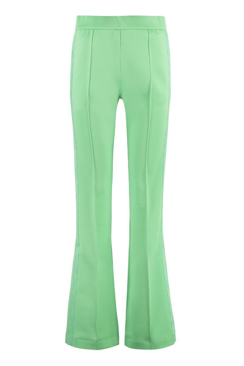 Fendi Logoed Side Stripes Track-pants in Green