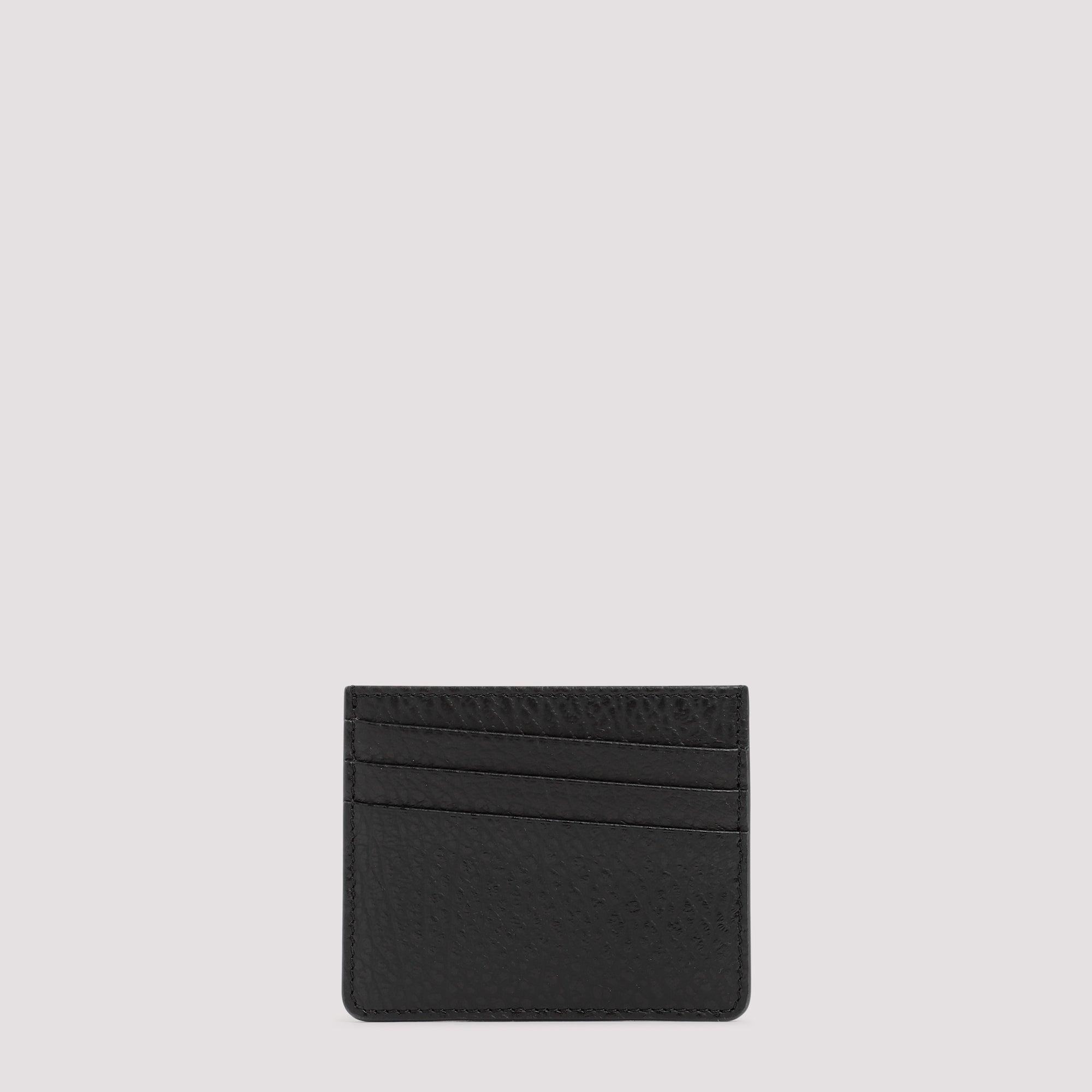 Maison Margiela Leather 5 Card Holder in Black for Men | Lyst