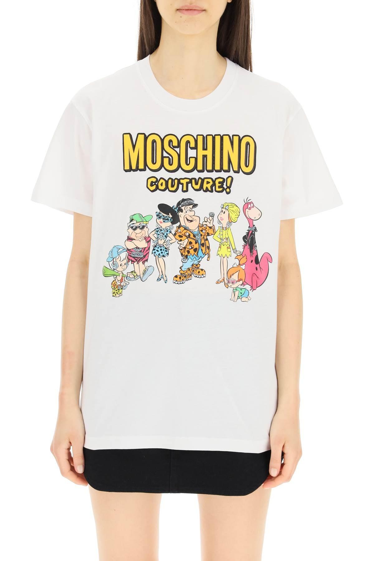 Moschino 'the Flintstones' T-shirt in White | Lyst