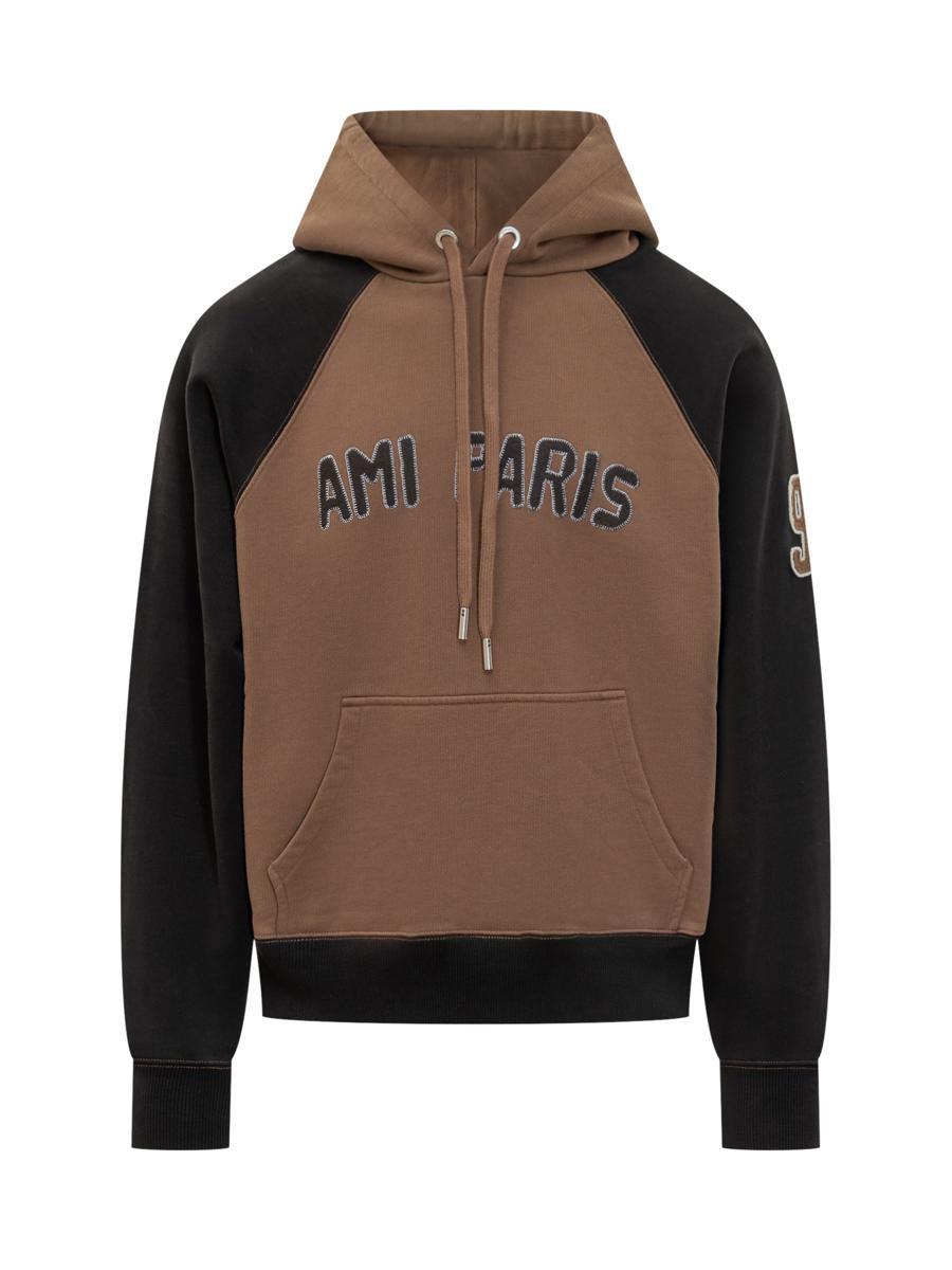 【送料&関税込】Ami Alexandre Mattiussi Logo Brown Hoodie Ami Paris Sweatshirts for Men | Online Sale up to 41% off | Lyst