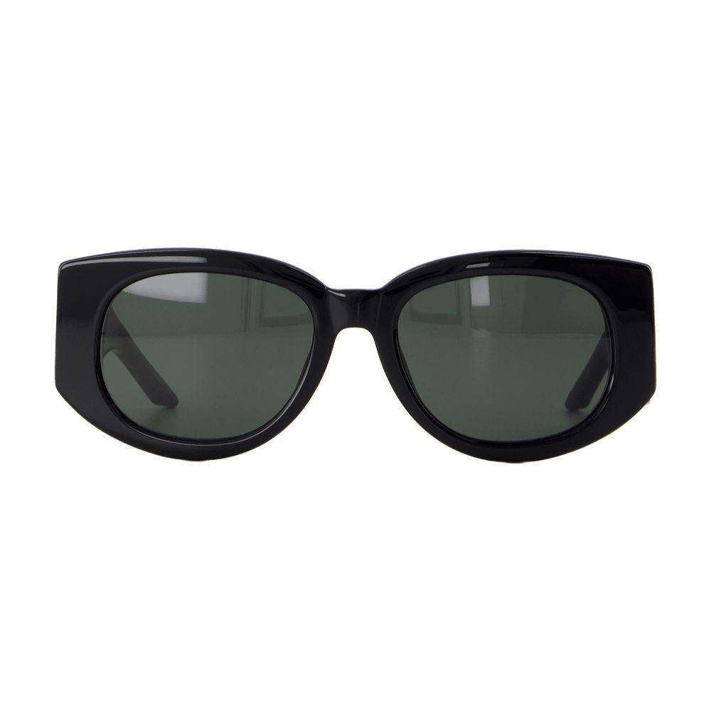 CASABLANCA Wave Sunglasses in Black | Lyst