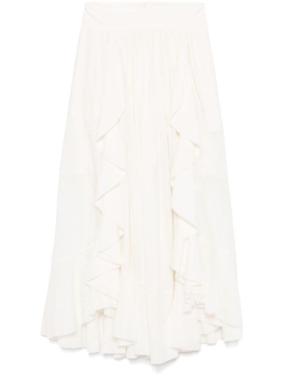 スカート ZIMMERMANN ACACIA COTTON MAXI SKIRT ZIMMERMANN Acacia ruffled cotton maxi skirt | Harvey Nichols