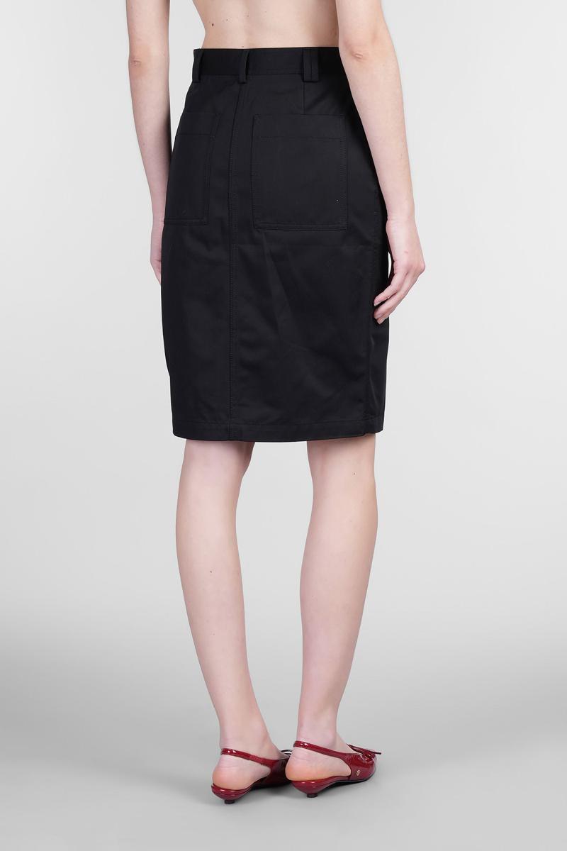 Anine Bing Zaire Skirt in Black | Lyst Canada