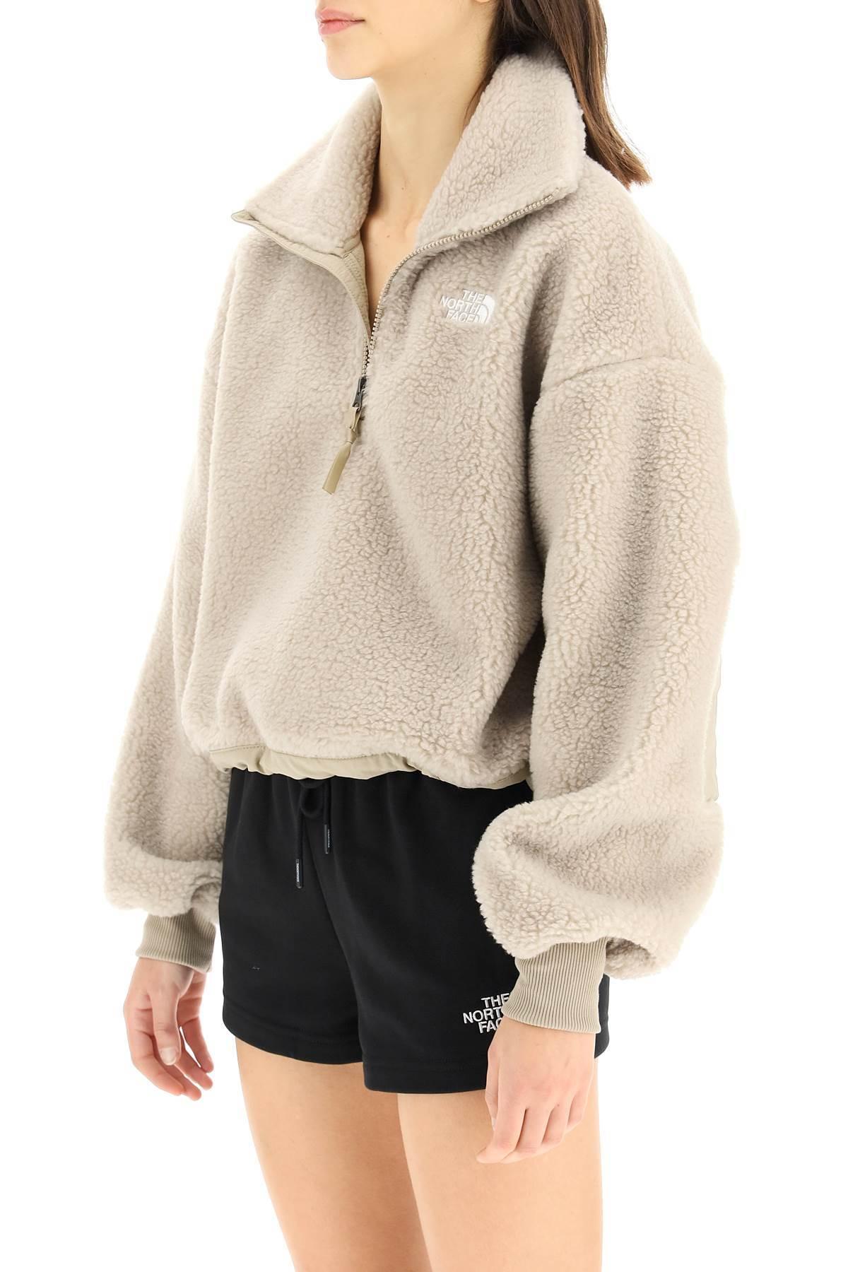 The North Face Sherpa Platte Fleece Jacket in Beige (Natural) | Lyst