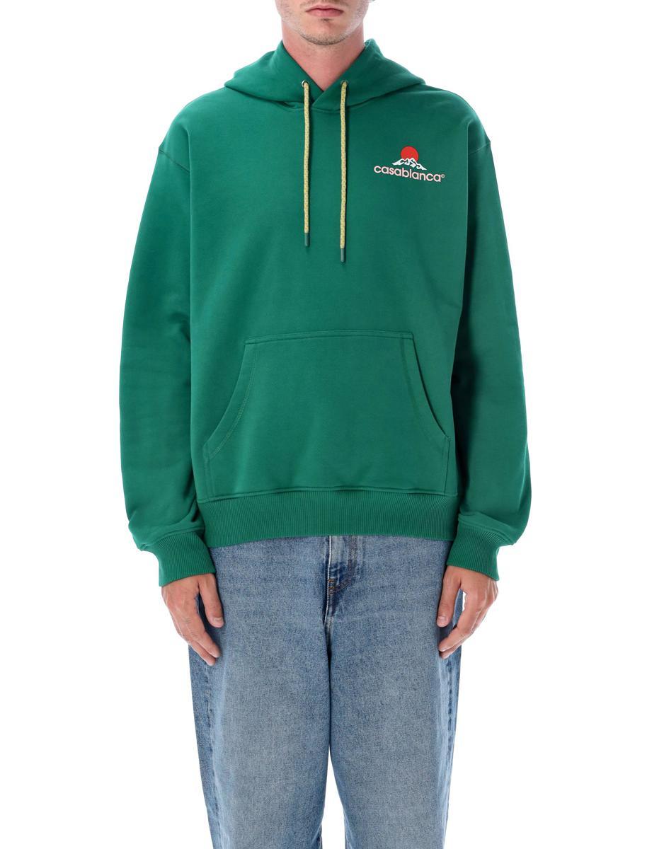 パーカー・フーディ Casablanca Montagne Printed Hoodie Montagne Hooded Sweatshirt | Casablanca Paris