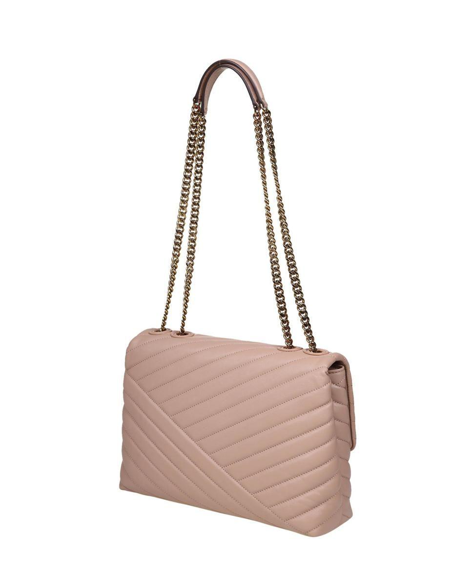 Buy Tory Burch Mini Kira Chevron Bag with Adjustable Strap, Nude Color  Women