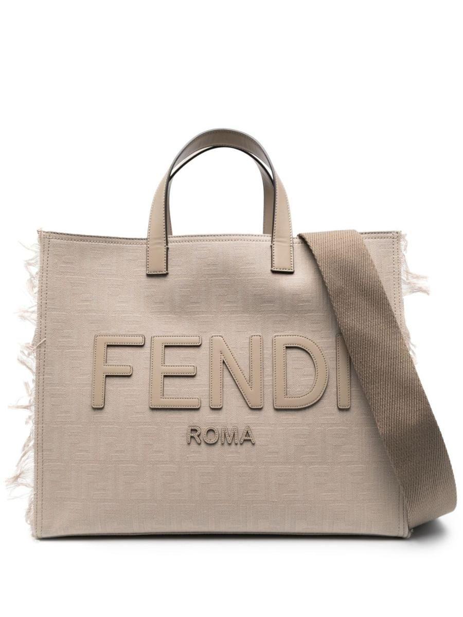 Fendi Tote Bags in Natural for Men Lyst