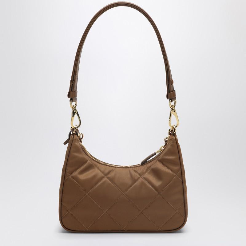 Prada Chic Mini Handbag With Quilted Design in Brown | Lyst