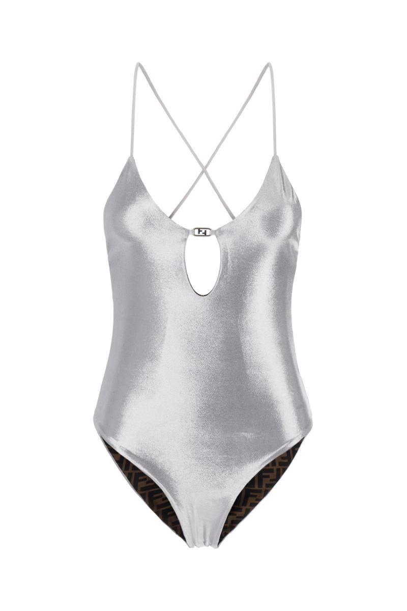 タンキニ Fendi Micro Patchwork One-Piece Swimsuit Fendi Micro Patchwork One Piece Swimsuit | Balardi