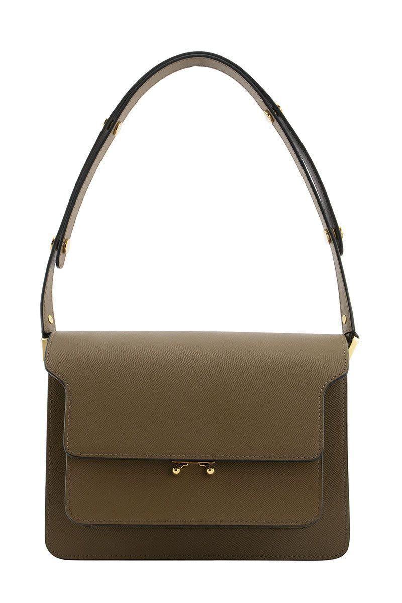 Marni - Trunk Bag in Smooth Calfskin Black for Women - 24S