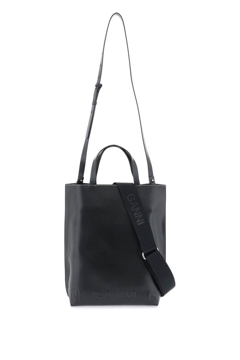 【GANNI】Small Tote Bag/追跡+関税+全国送料込み GANNI ガニー バッグ レディース 2WAYトート/ショルダーバッグ