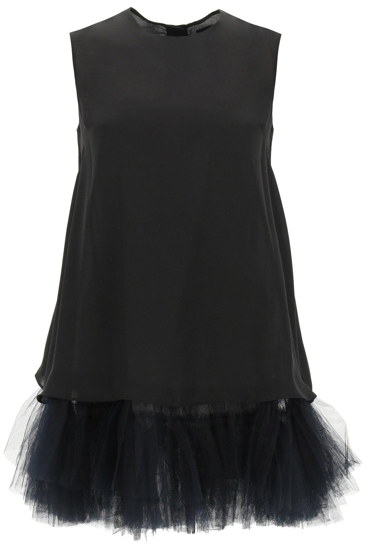 Simone Rocha Mini Dress With Tulle in Black (Black) (Black) | Lyst