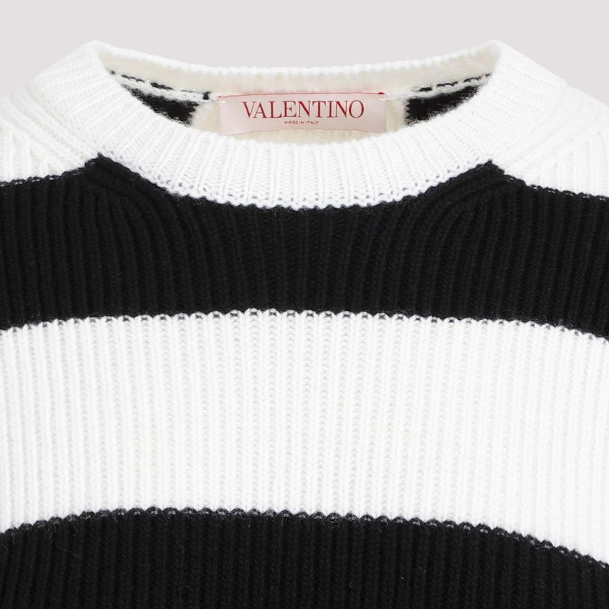 Metallic Jacquard Knit Sweater in Multicoloured - Valentino