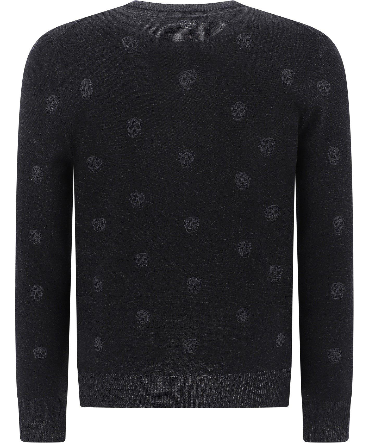 alexander mcqueen skull sweater