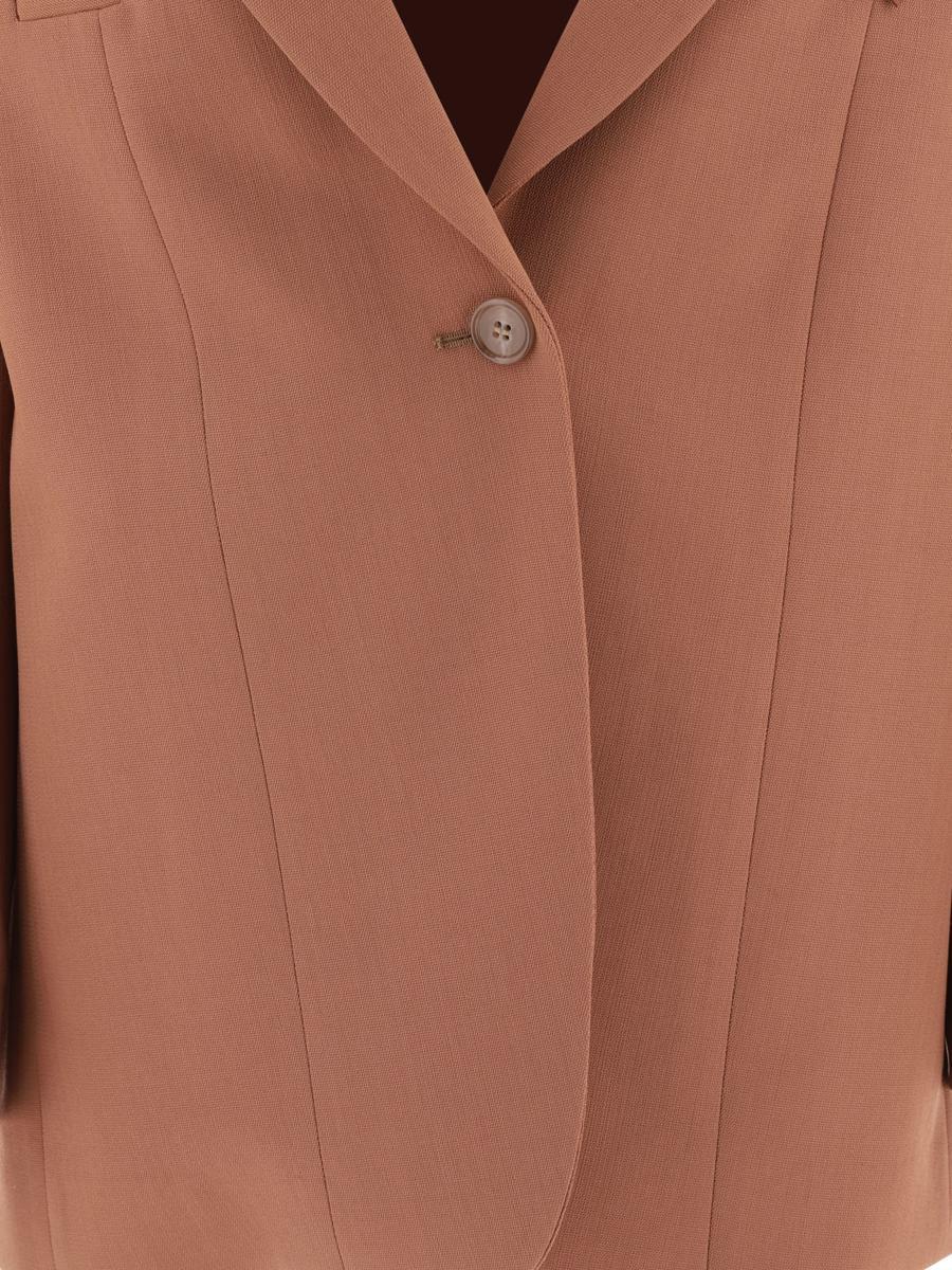 ジャケット Acne Studios Single-breasted blazer Brown Acne Studios Blazer Single-Breasted Chestnut | WAKAKUU
