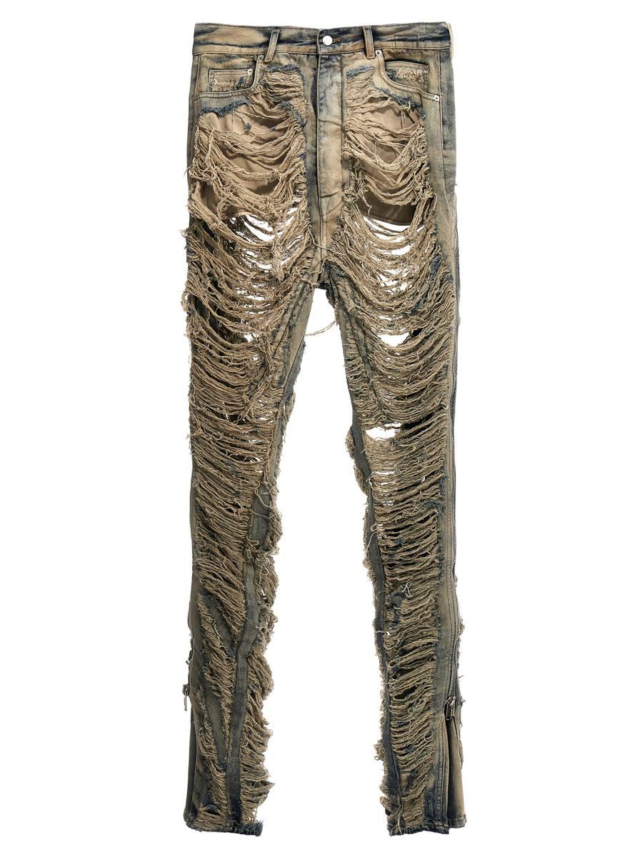 Rick Owens Bolan Banana Jeans in Natural for Men | Lyst Canada