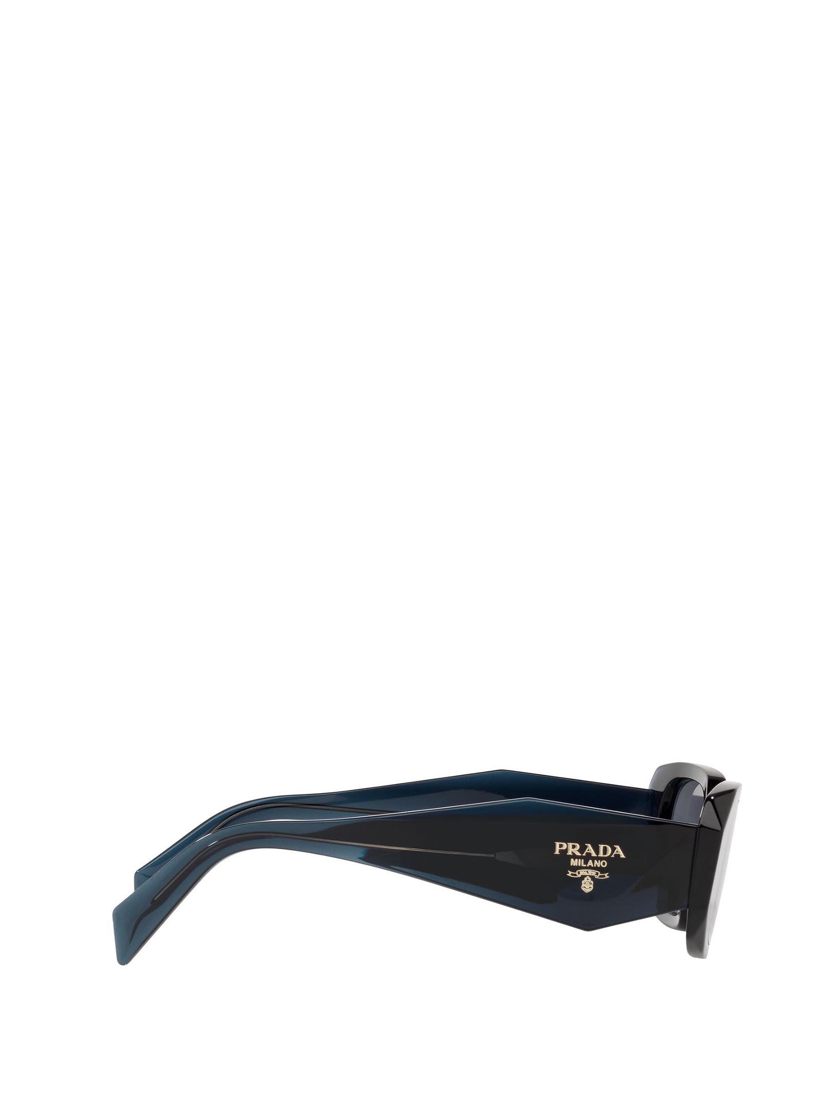 Prada Pr 17ws Rectangular-frame Acetate Sunglasses in Blue | Lyst