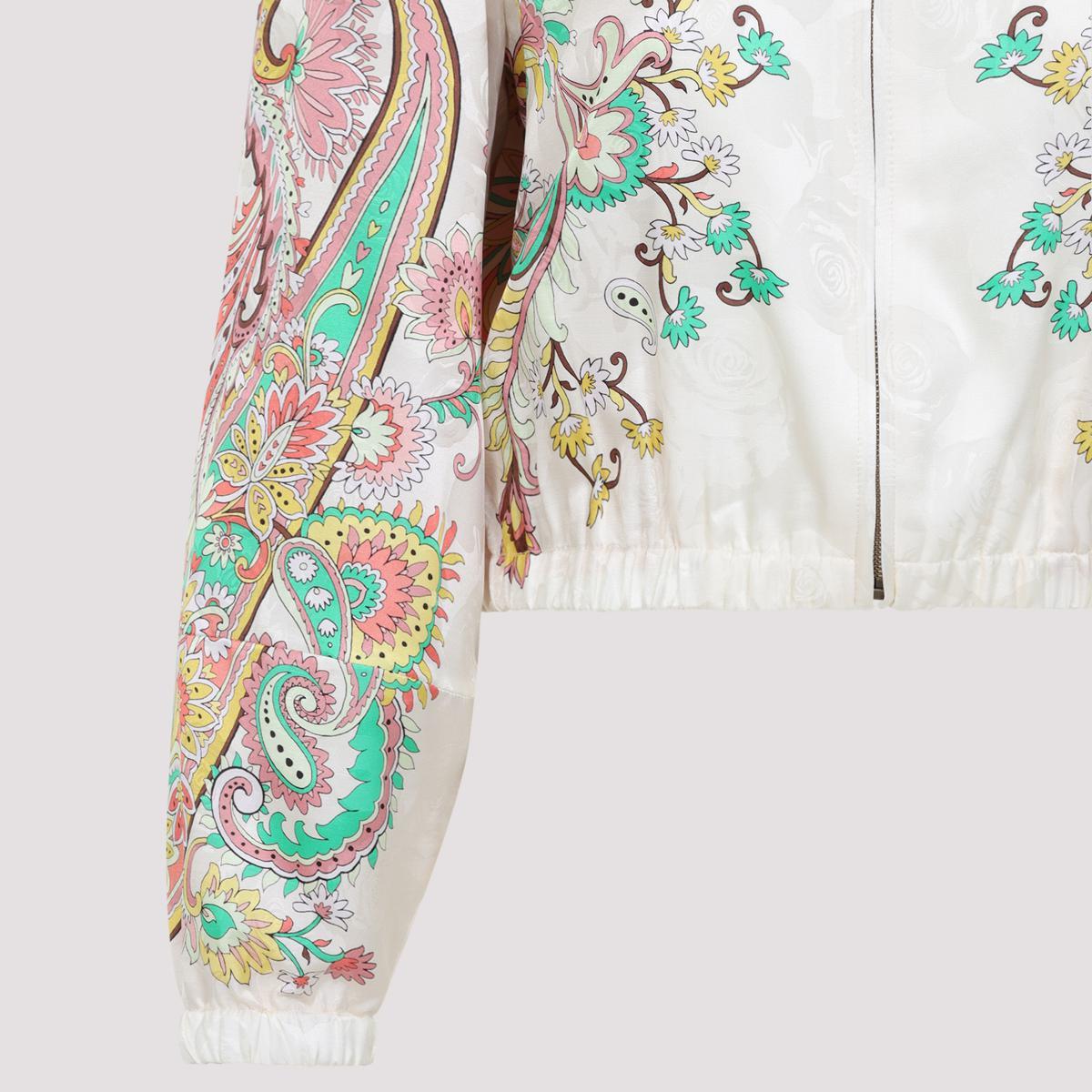 ジャケット ETRO LUCKY CHARMS BOMBER JACKET Etro Lucky Charms Bomber Jacket in Green | Lyst