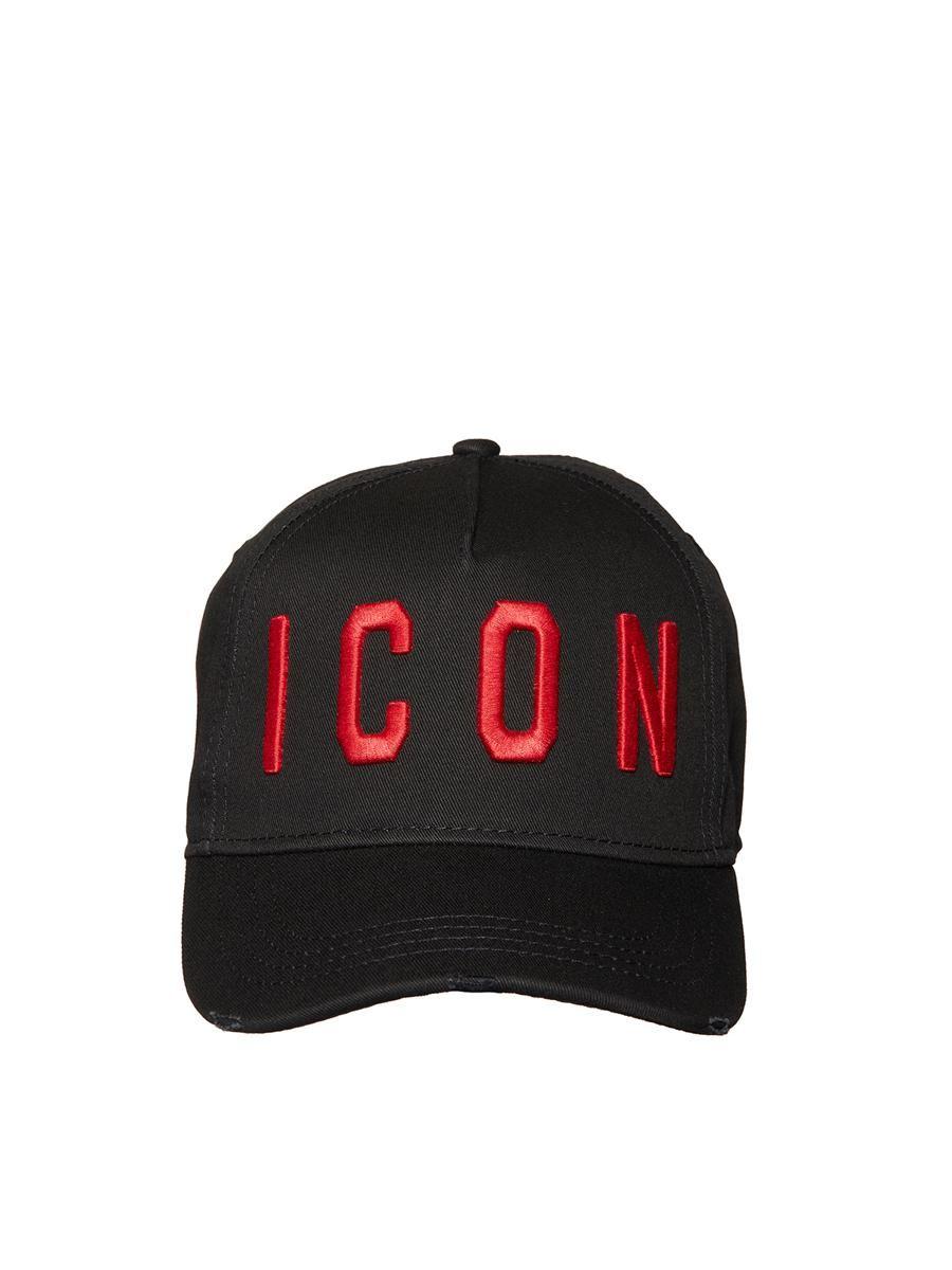 DSquared² Icon Baseball Cap in Red for Men | Lyst