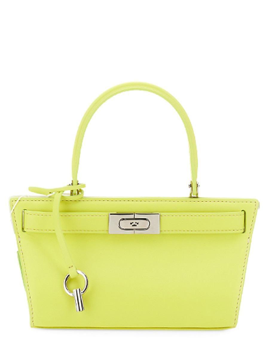 Tory Burch Petite Lee Radziwill Cat Eye Leather Bag in Yellow | Lyst