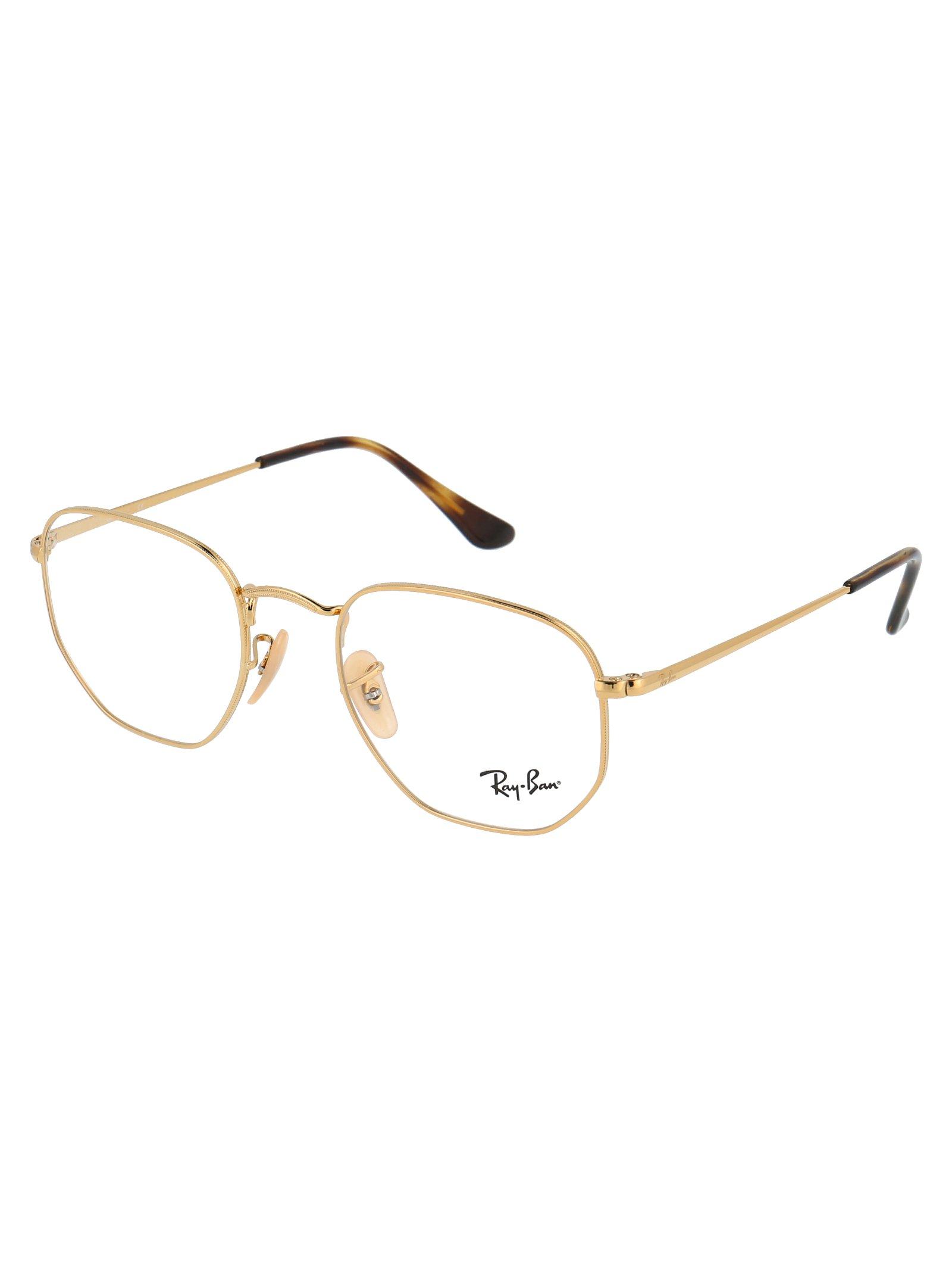 hexagonal ray ban glasses