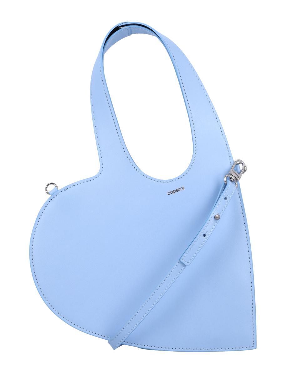 ハンドバッグ Coperni Mini Heart Bag In Light Blue Leather Coperni Mini Heart bag in light blue leather | TheDoubleF
