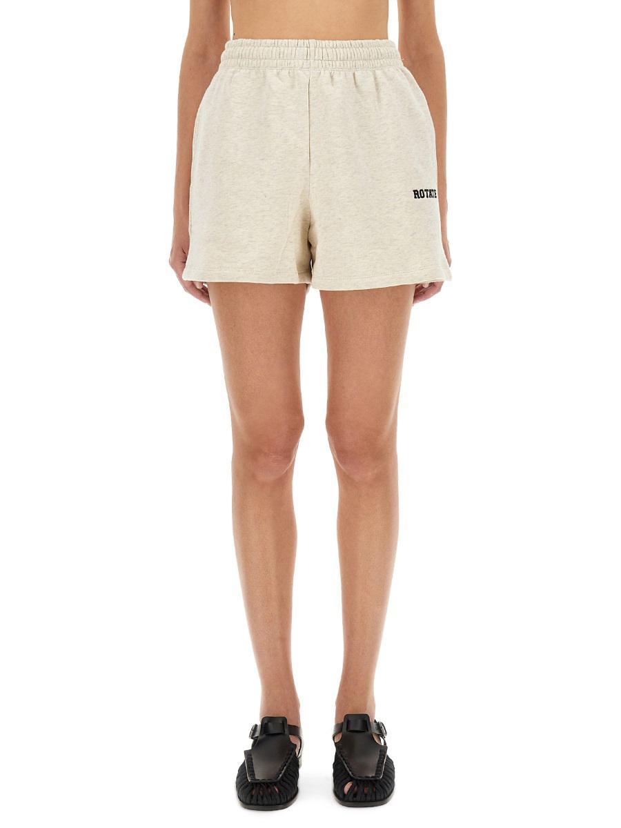 ショートパンツ Rotate Birger Christensen Cotton Shorts ROTATE BIRGER CHRISTENSEN Mini shorts for Women | Online