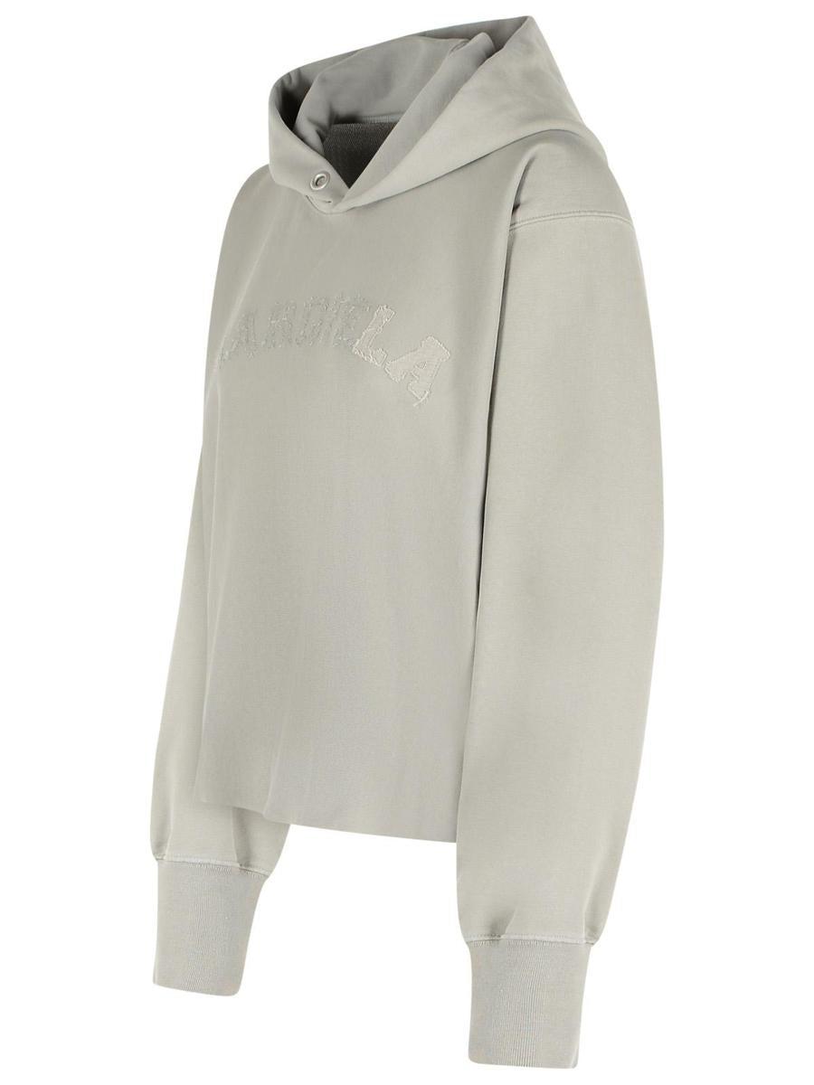 Maison Margiela Cotton Hoodie in Grey Lyst UK
