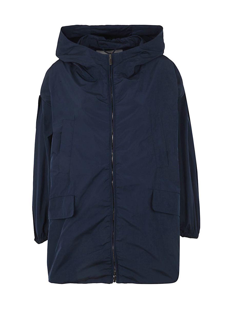 Max Mara The Cube Taffco Nylon Parka Clothing in Blue | Lyst