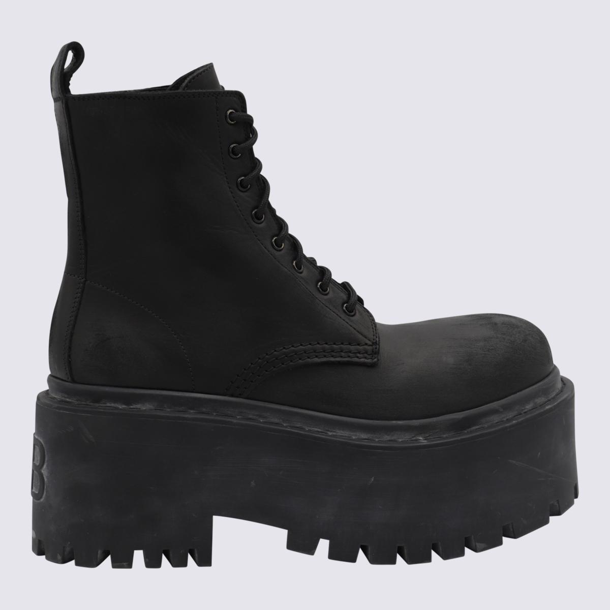 25SS BALENCIAGA STRIKE PLATFORM ロゴ BOOTIE ブーティ ブーツ Women's Strike Platform Bootie in Black | Balenciaga US