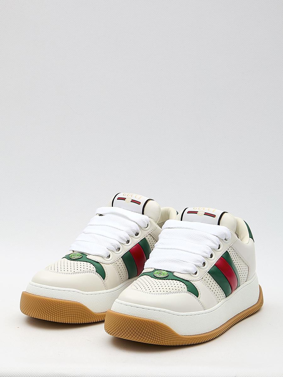 Gucci Screener Sneakers in White for Men | Lyst