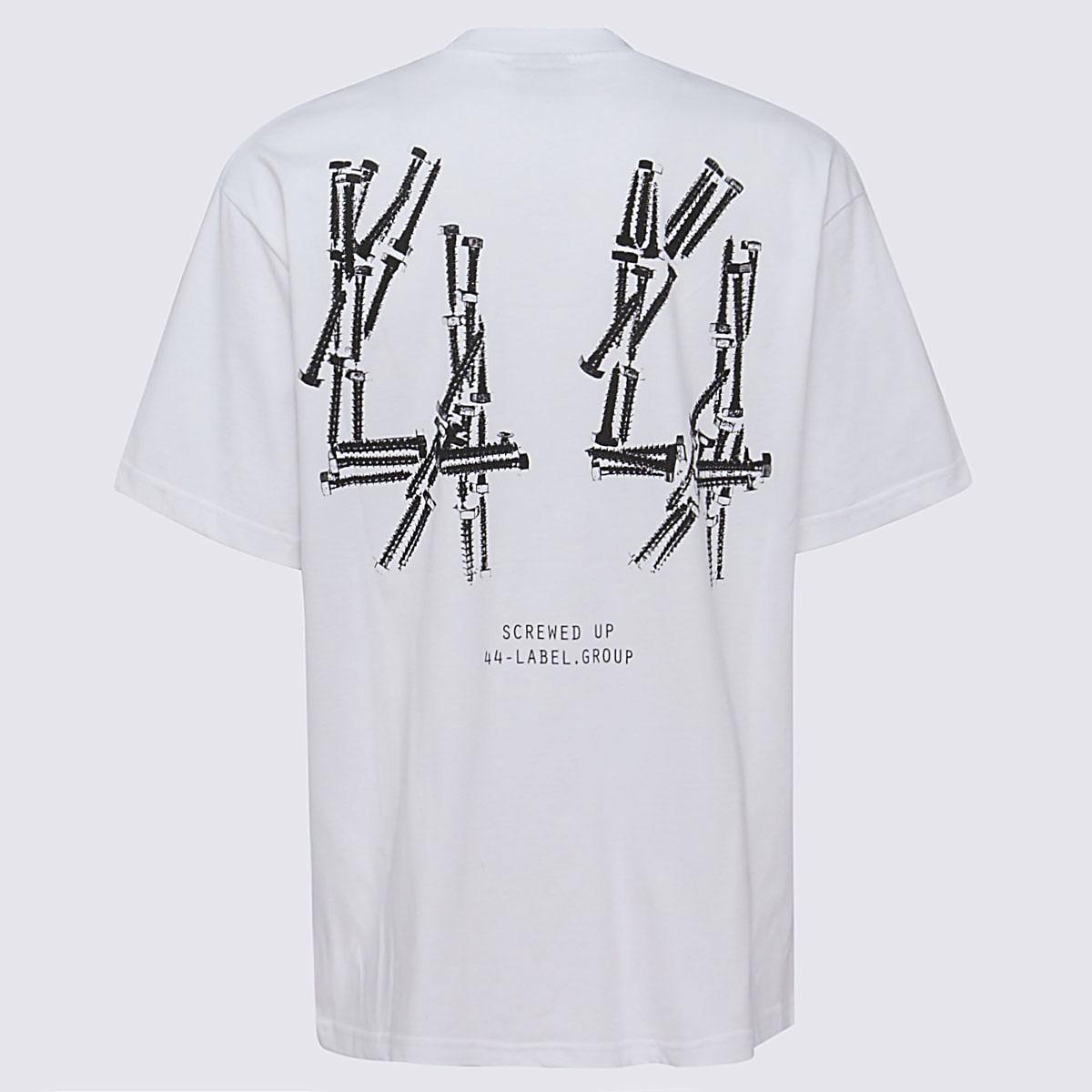 44 Label Group White Cotton T-shirt for Men | Lyst