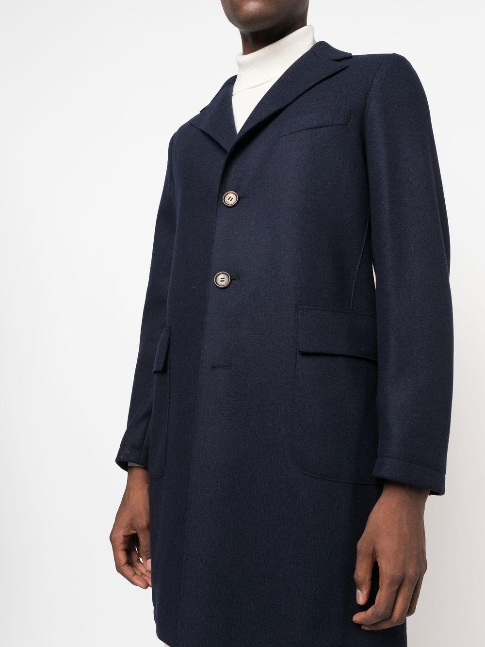 Mens Coats Eleventy Coats Eleventy Wool Coat in Blue for Men Save 16% 