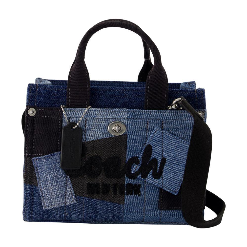 トートバッグ Coach Patchwork Cargo 20 Tote Bag - Coach - Cotton - Blue COACH Patchwork Cargo 20 Tote Bag in Blue | Lyst
