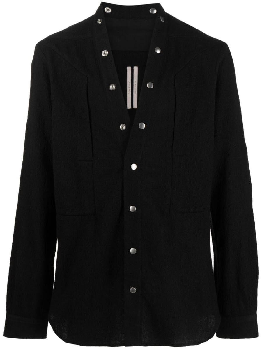 Rick Owens Larry Fogpocket Shirt in Black for Men | Lyst Rick Owens Larry Fogpocket Shirt in Black for Men | Lyst
