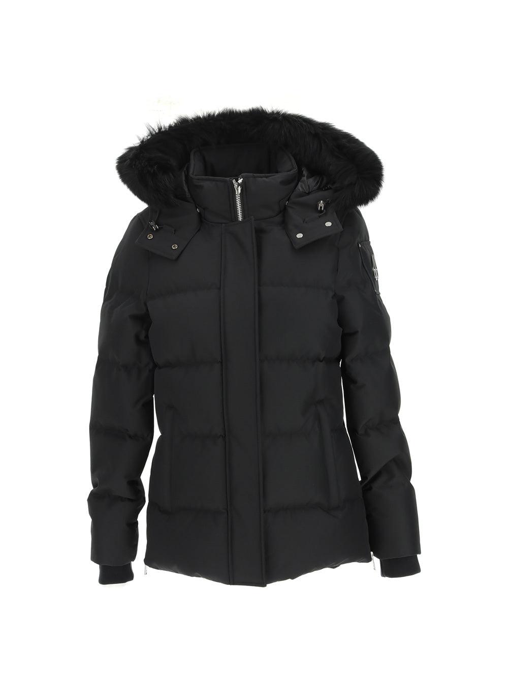 Womens Clothing Coats Parka coats Moose Knuckles Synthetic Monroe Parka in Black 